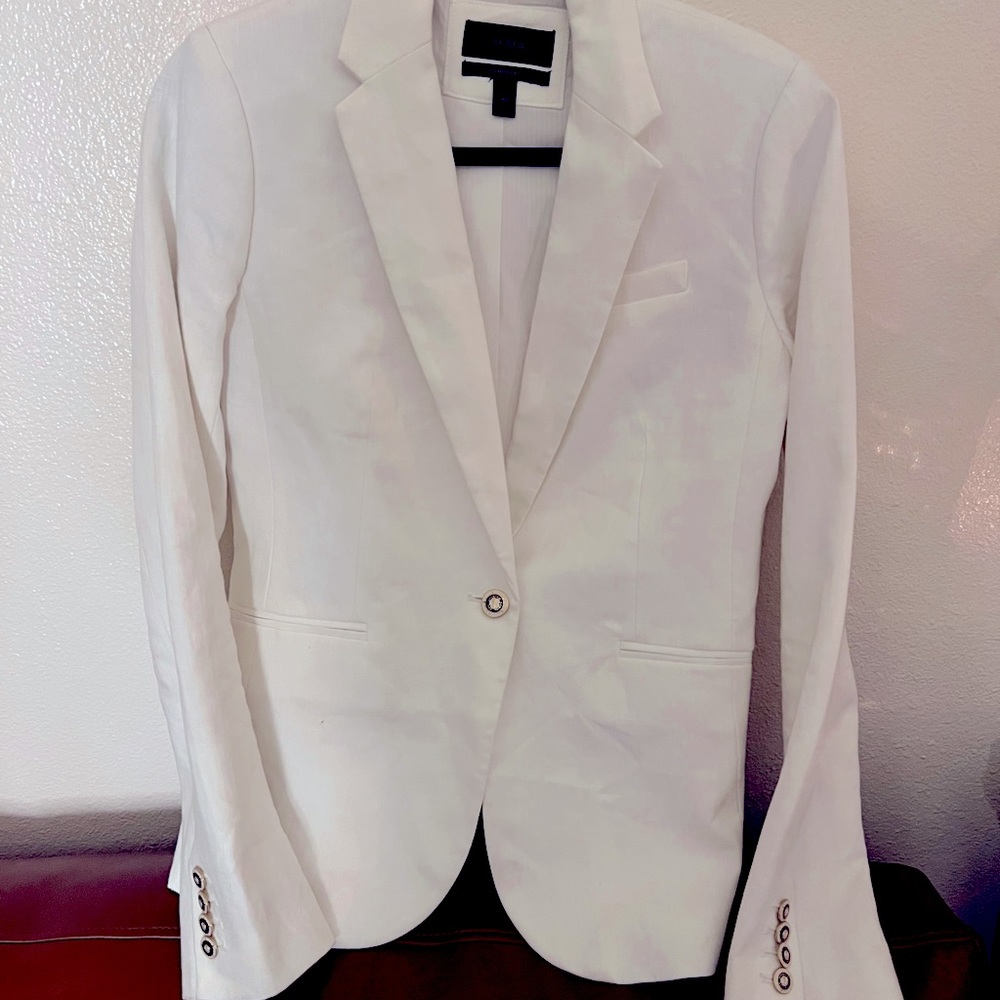 J. Crew White Blazer Size 4T